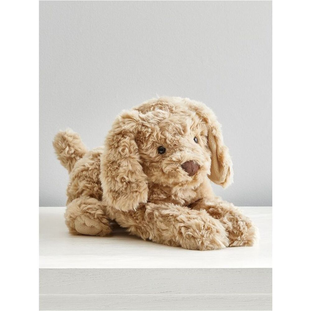 Pottery Barn Kids Labradoodle Plush Tan Puppy Dog Toy Medium Soft Cuddly Pet